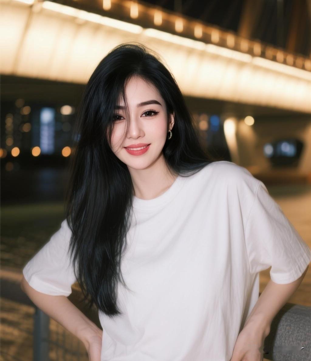 月下美人笑，风中玉影摇。