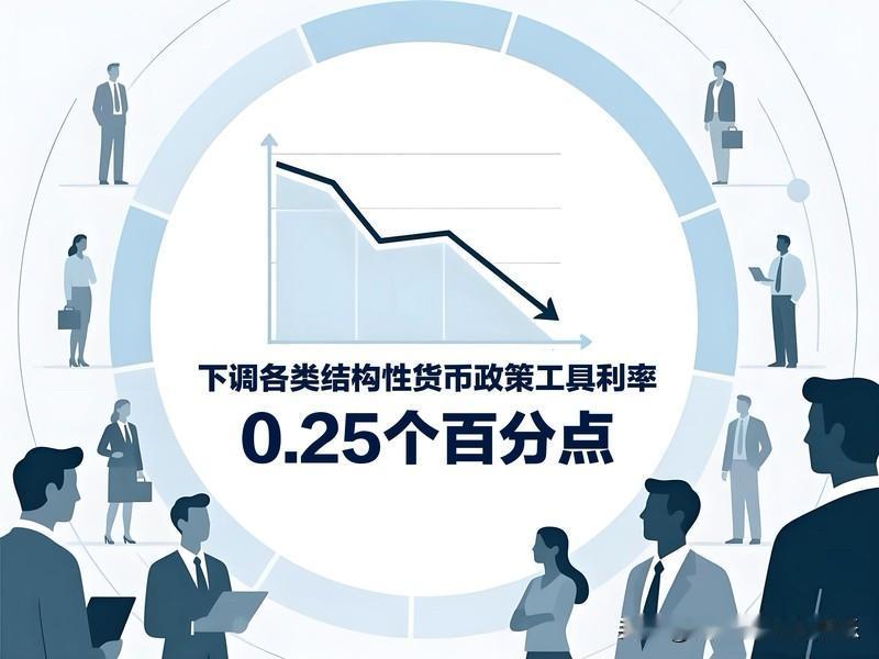 下调各类结构性货币政策工具利率0.25个百分点。

这种定向降息实际上是向商业银