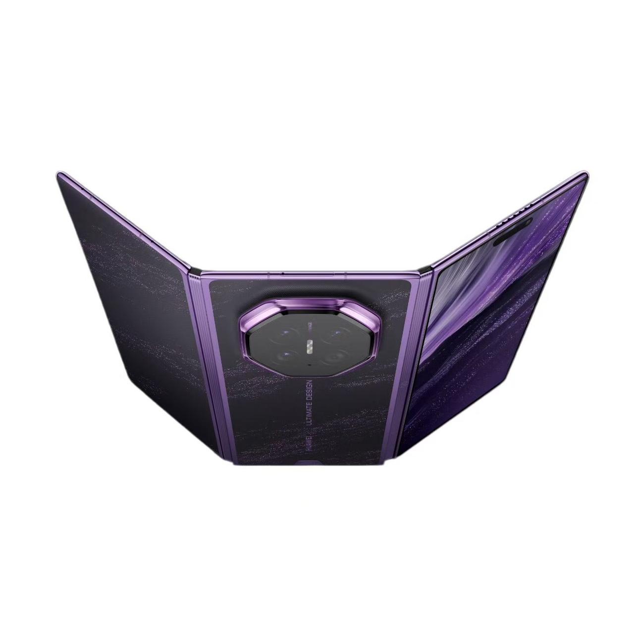 【华为 Mate XT 2 三折叠手机外观曝光：新增外屏，折叠方式改为“G”型】