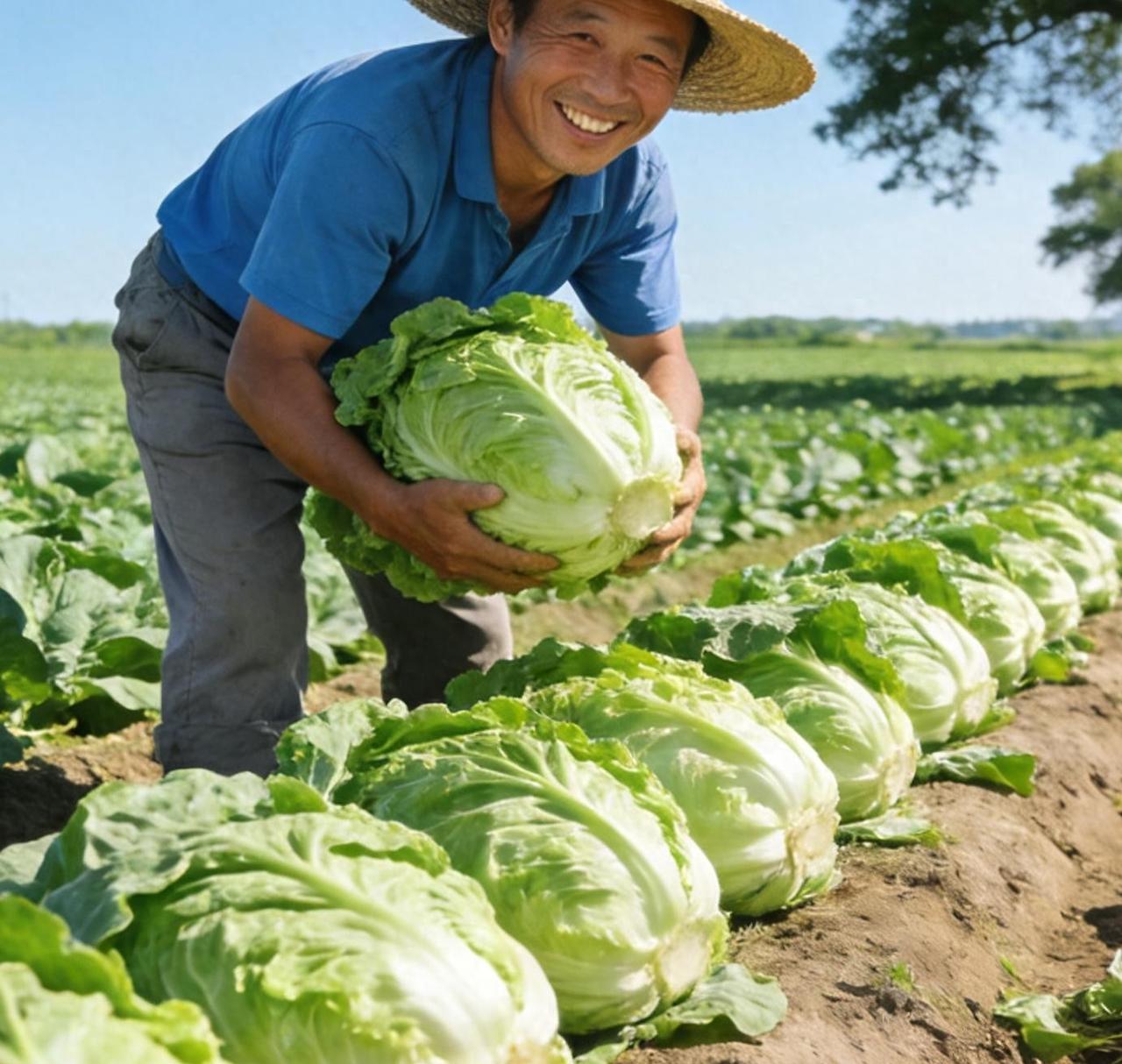 绿油油的大白菜，让村民一年赚了几百万？
今年夏天特别热，地里的活根本干不了。可就