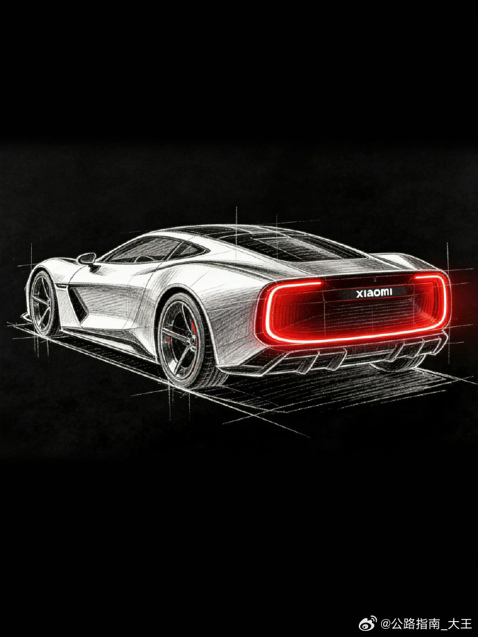 小米超跑 小米这是闷声搞了把大的，要出超跑了大v聊车