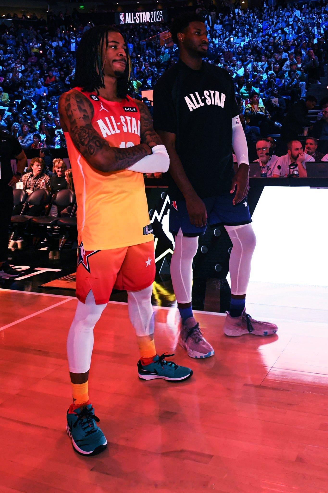 2023 All Star 莫兰特 & 小贾伦杰克逊 