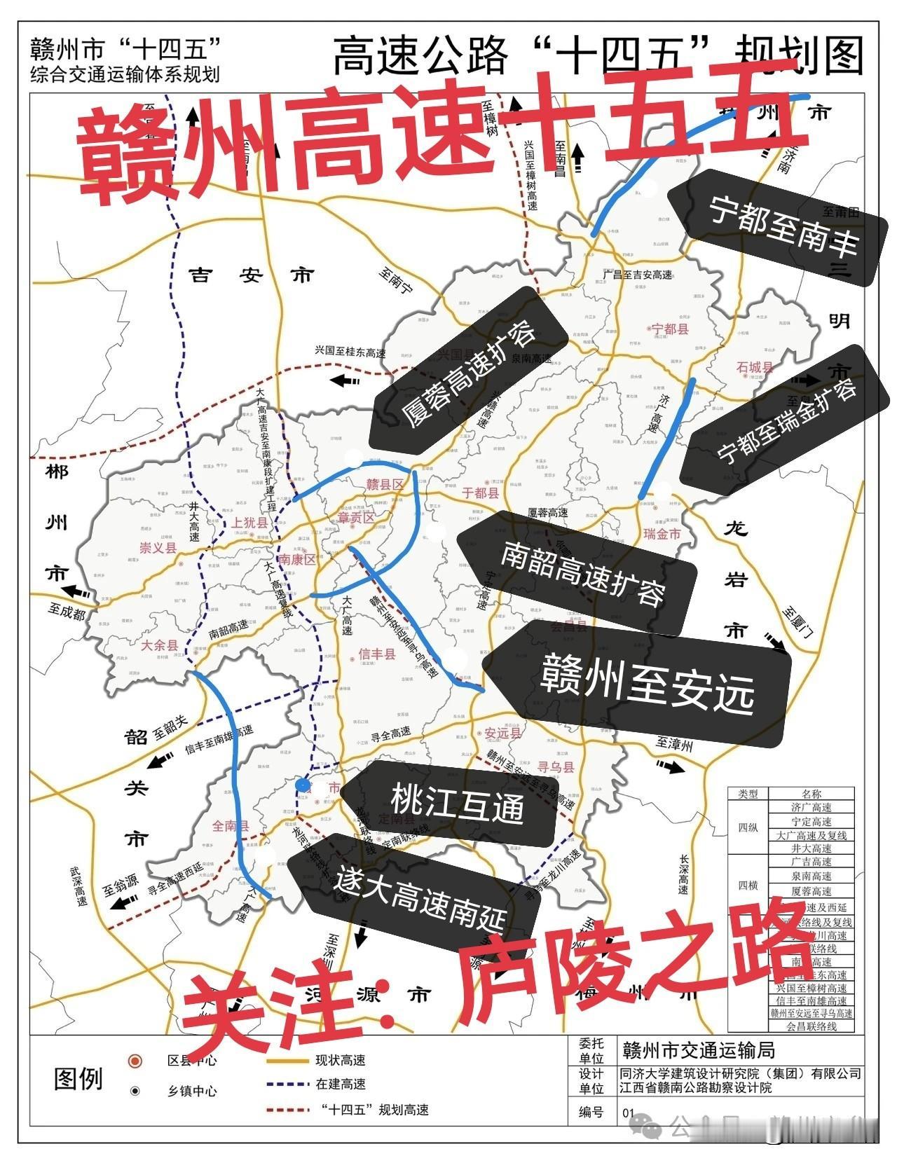 好消息！赣州市2025 - 2030年高速公路项目建设规划重磅出炉啦！确定有“五