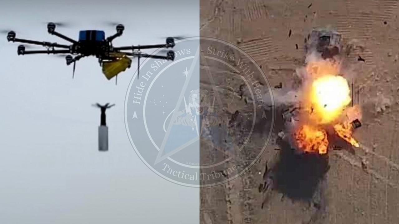 新闻快讯——印度陆军一架无人机在北方邦演习期间发生故障，引发剧烈爆炸，造成4名士