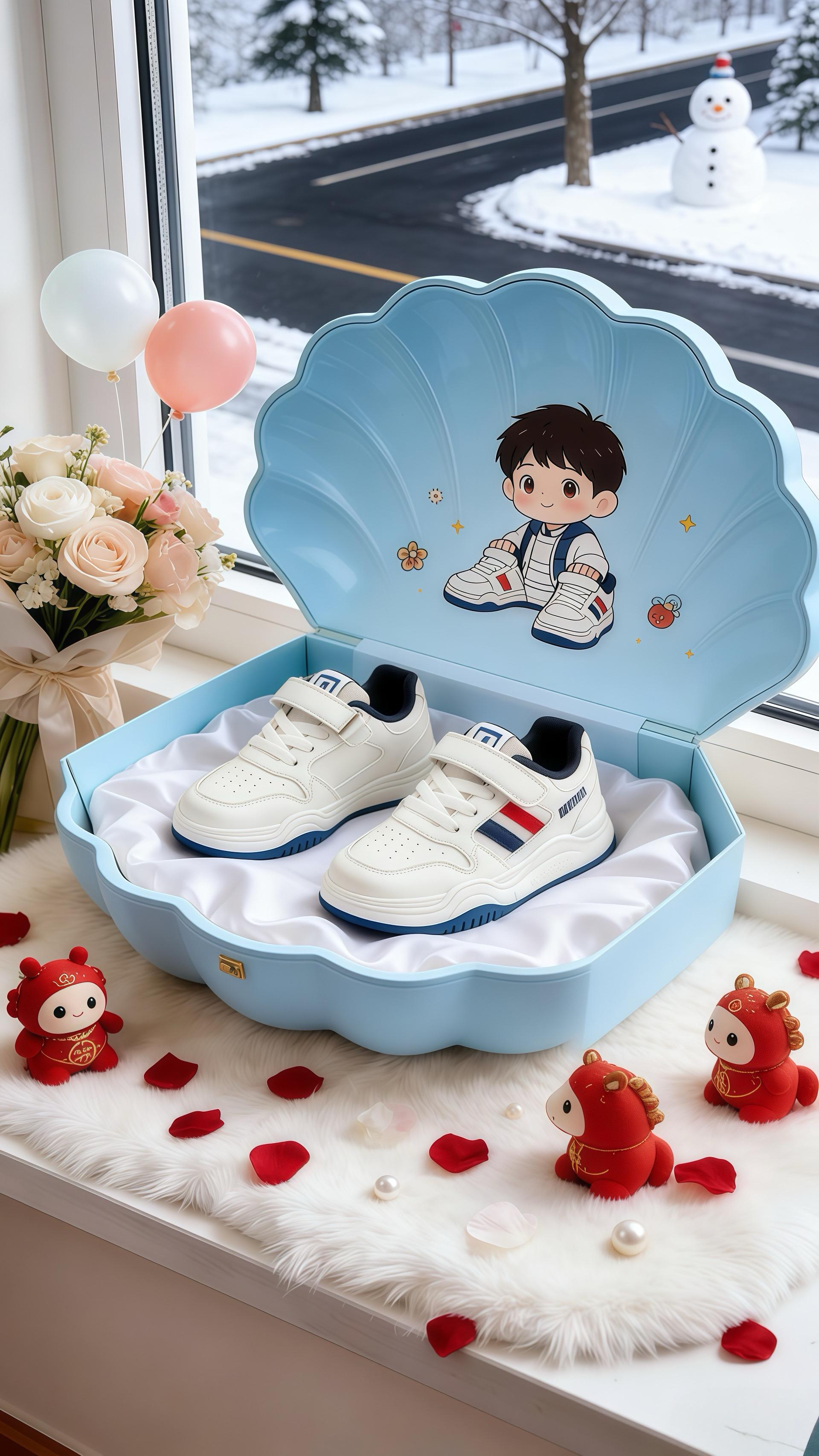 轻便儿童运动鞋百搭小白鞋