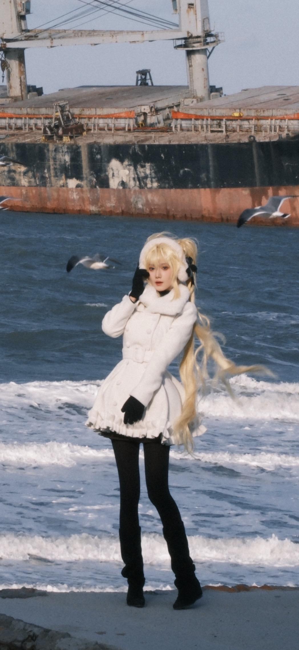 女明星冬日穿搭。