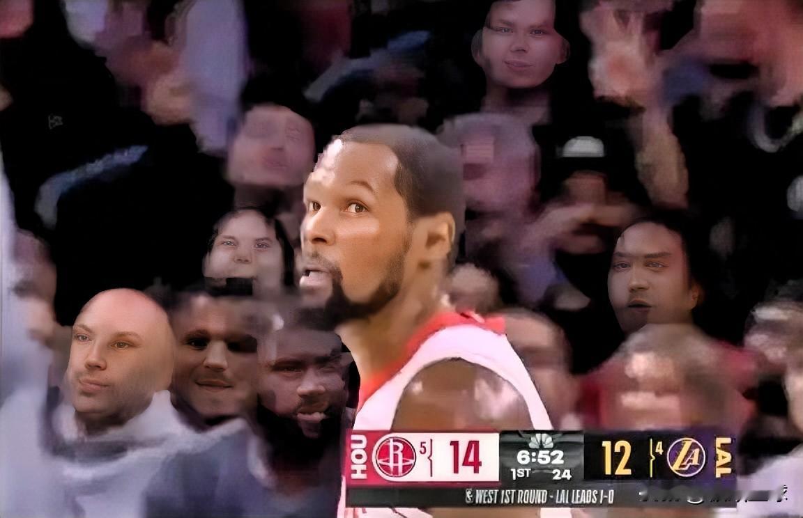 死神来了！杜兰特连续中距离跳投命中，随后追身干拔三分投进连拿7分，打停湖人。
