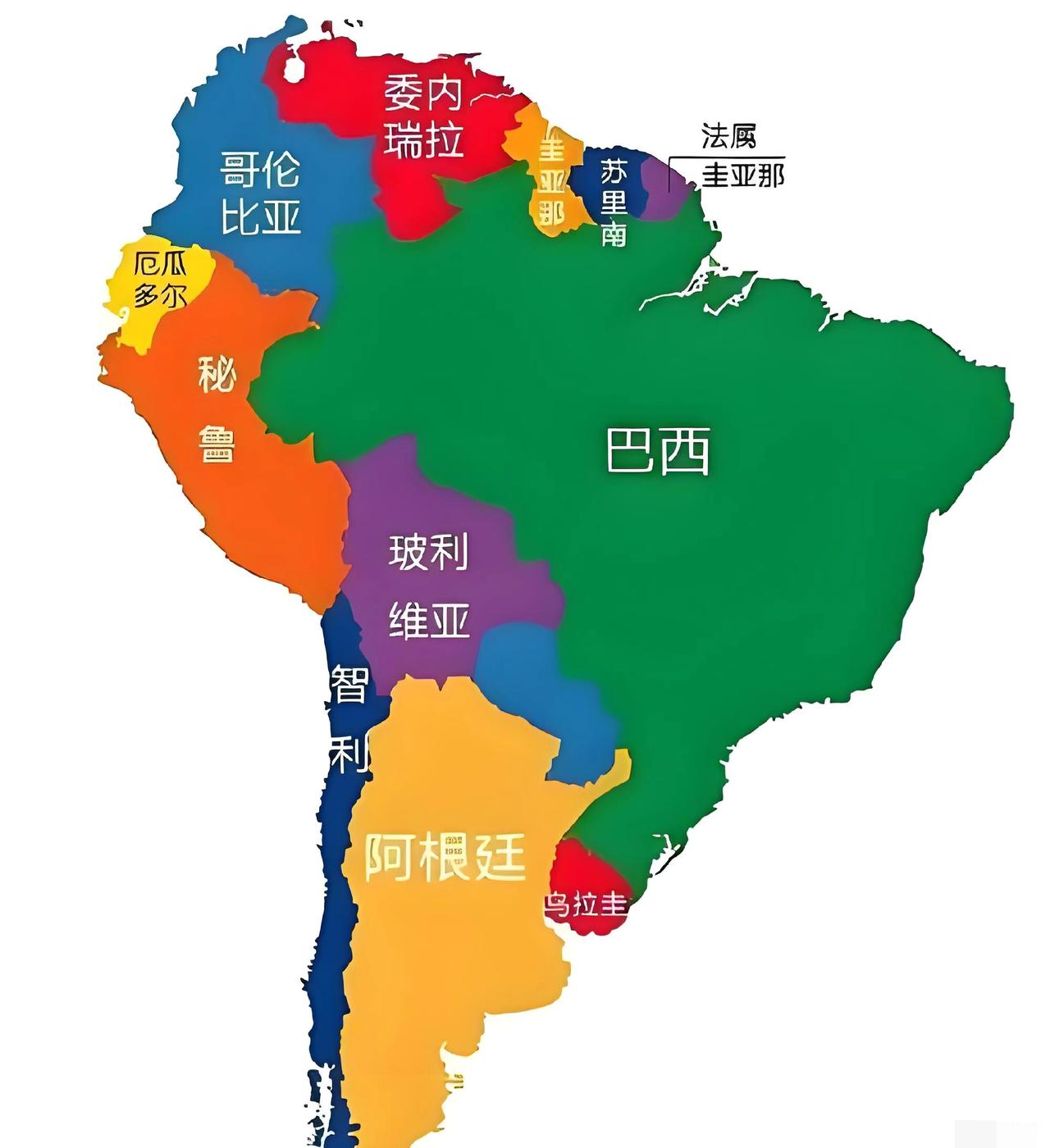 感觉现在的拉美特别像中东，委内瑞拉像巴勒斯坦，哥伦比亚像黎巴嫩，古巴像也门，巴西