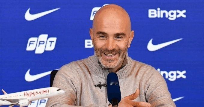 切尔西主教练马雷斯卡出席对阵伯恩茅斯的赛前发布会，发布会为周末赛后录制。对切尔西