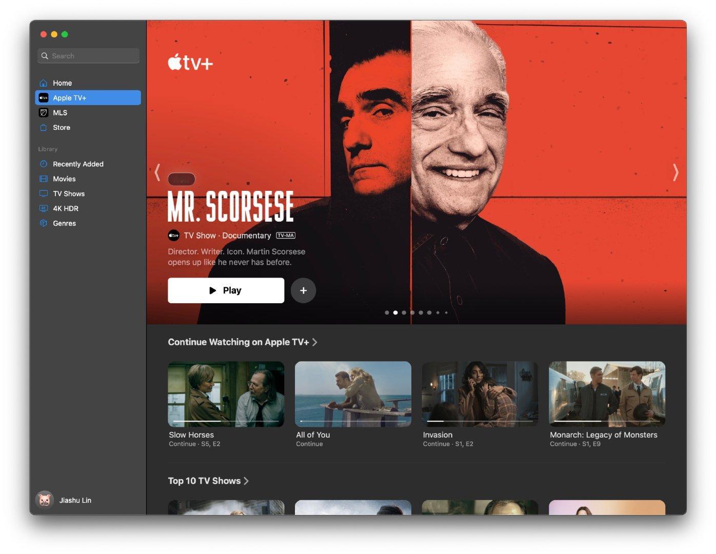 不是说 Apple TV+ 改名叫 Apple TV 了？我看这首页满哪儿都还是