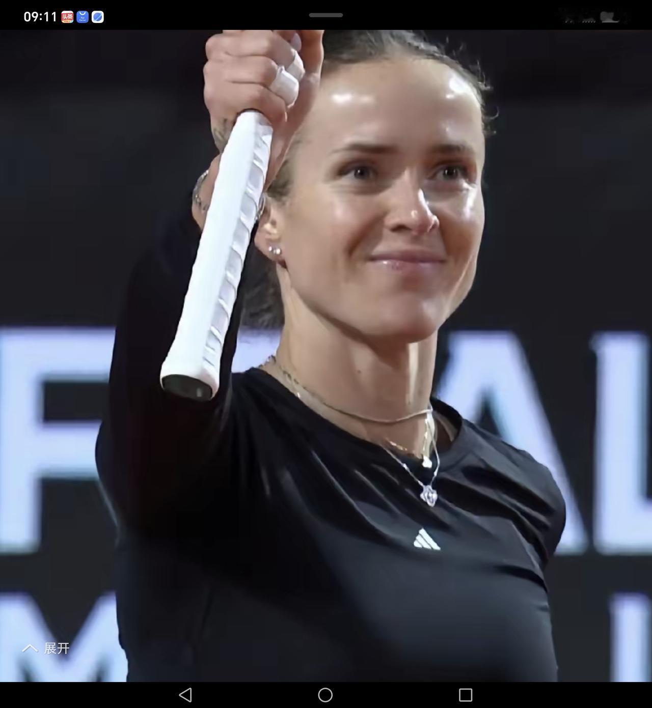 WTA1000马德里站，乌克兰网球神手科斯秋克以6—3、7—5战胜俄罗斯天才少女
