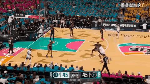 NBA 福克斯啊，你在浪费文班亚马的超级防守之夜啊。森林狼1比0马刺