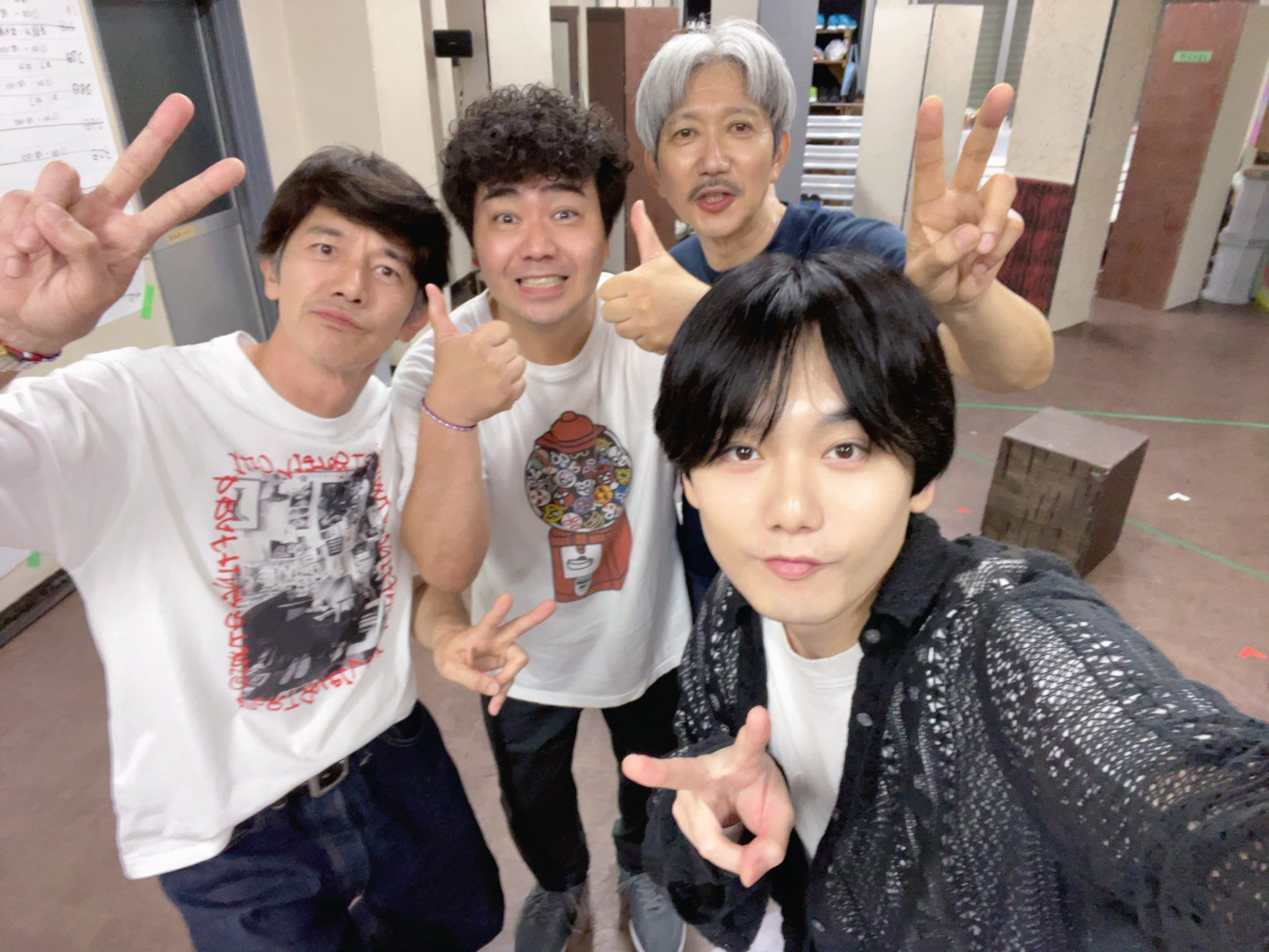 水石亜飛夢（G3ユニット 舞台 『三人の父親』出演メンバーでツイキャスを行います