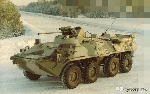 莫斯科军事工业开发的BRDM-3装甲侦察车看起来和BTR-80A颇为相似。

确