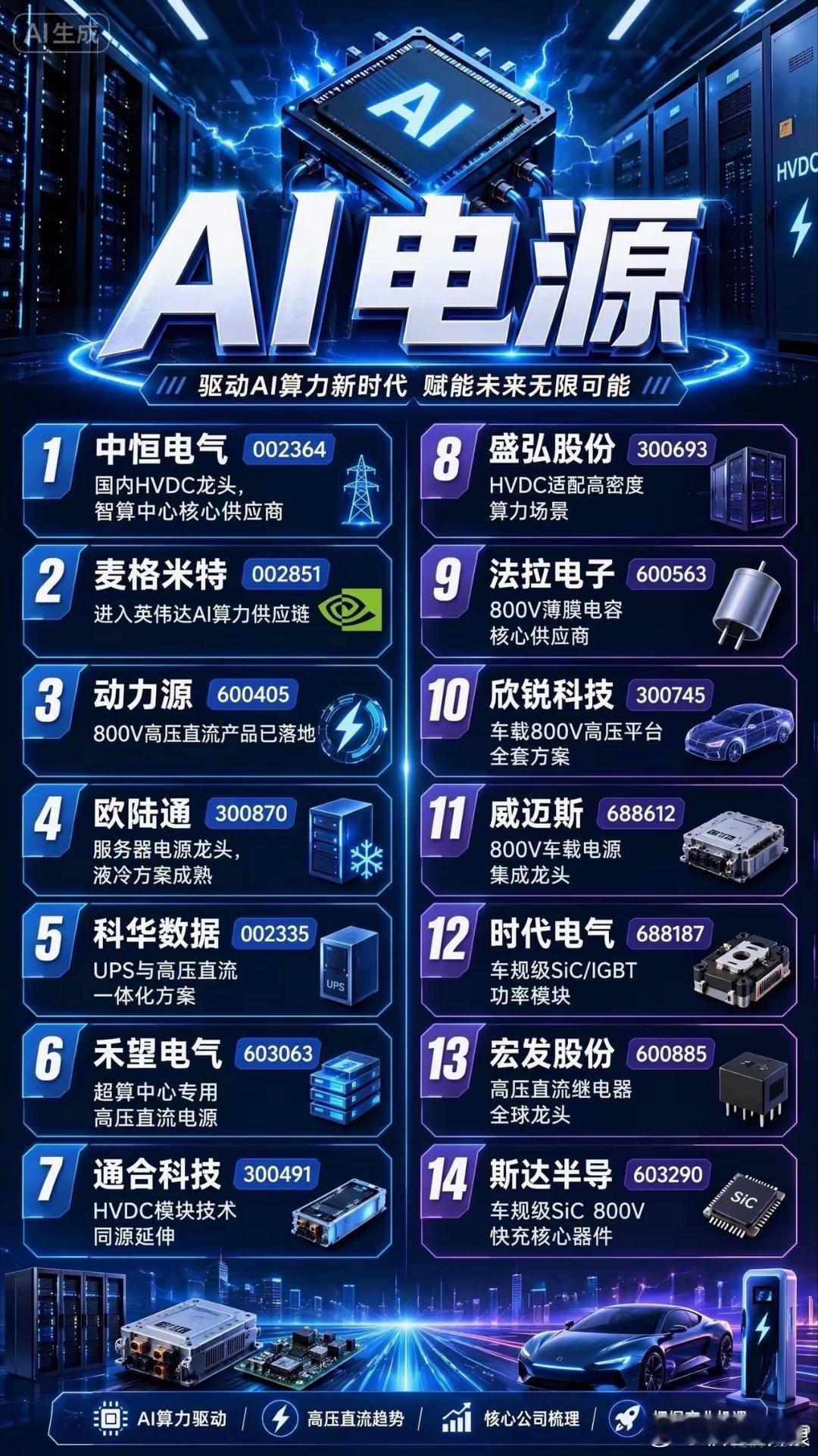 算力“心脏”被抢疯了！AI电源，才是藏在英伟达背后的隐形赢家？谁能想到，AI算力