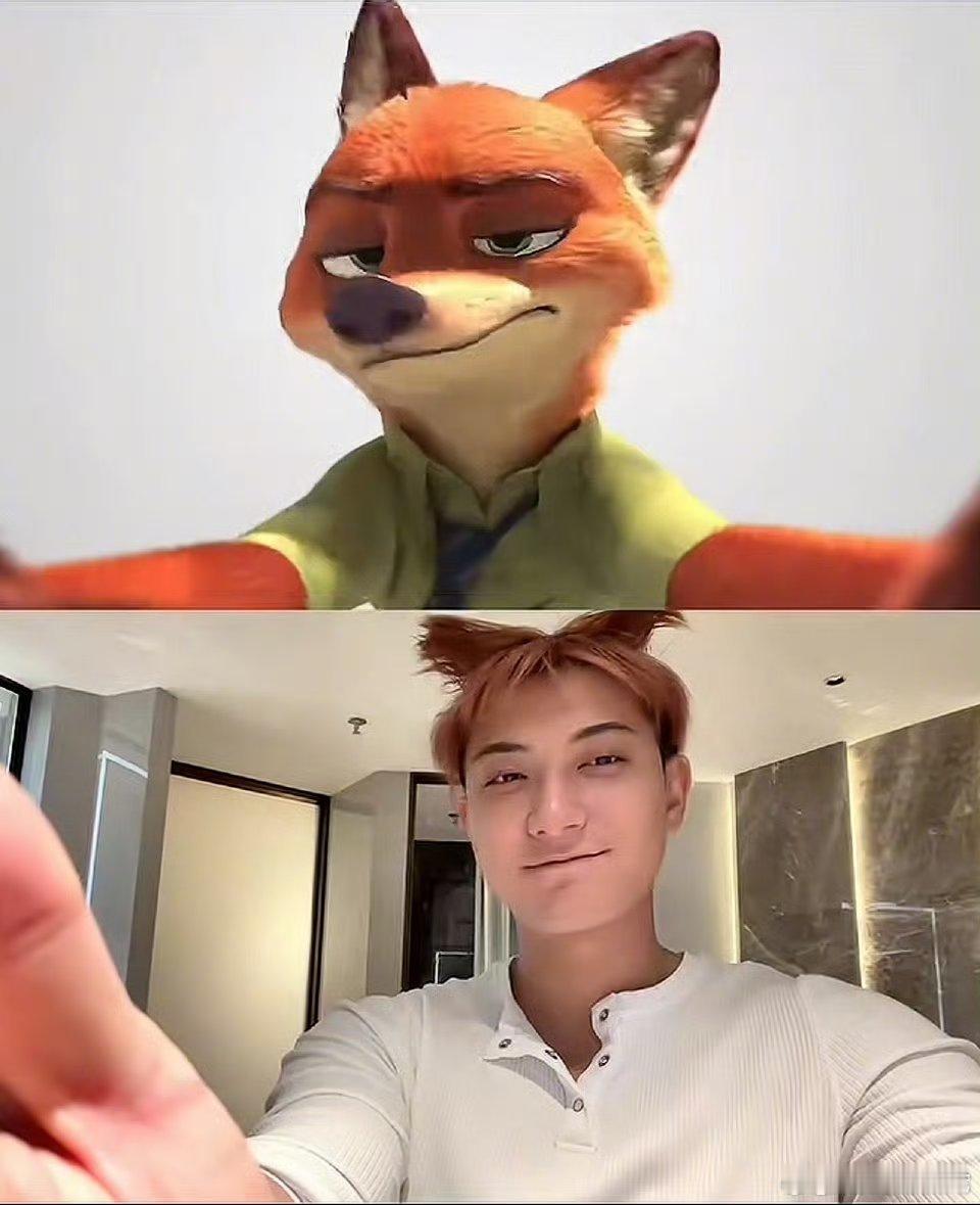 被黄子韬徐艺洋cos的尼克狐尼克和朱迪笑死了黄子韬什么时候回到颜值巅峰