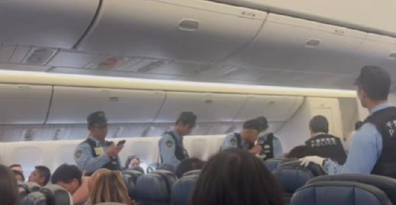 UA858航班备降东京？乘客抢药闹事？全是假的。

今天刷到一条消息，说6月24