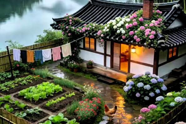 夫妻过日子，
吵架过后不记仇，
有事都能摊开来讲，
不会让情绪堆积成难以跨越的隔