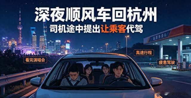 顺风车司机高速犯困，让术后乘客代驾