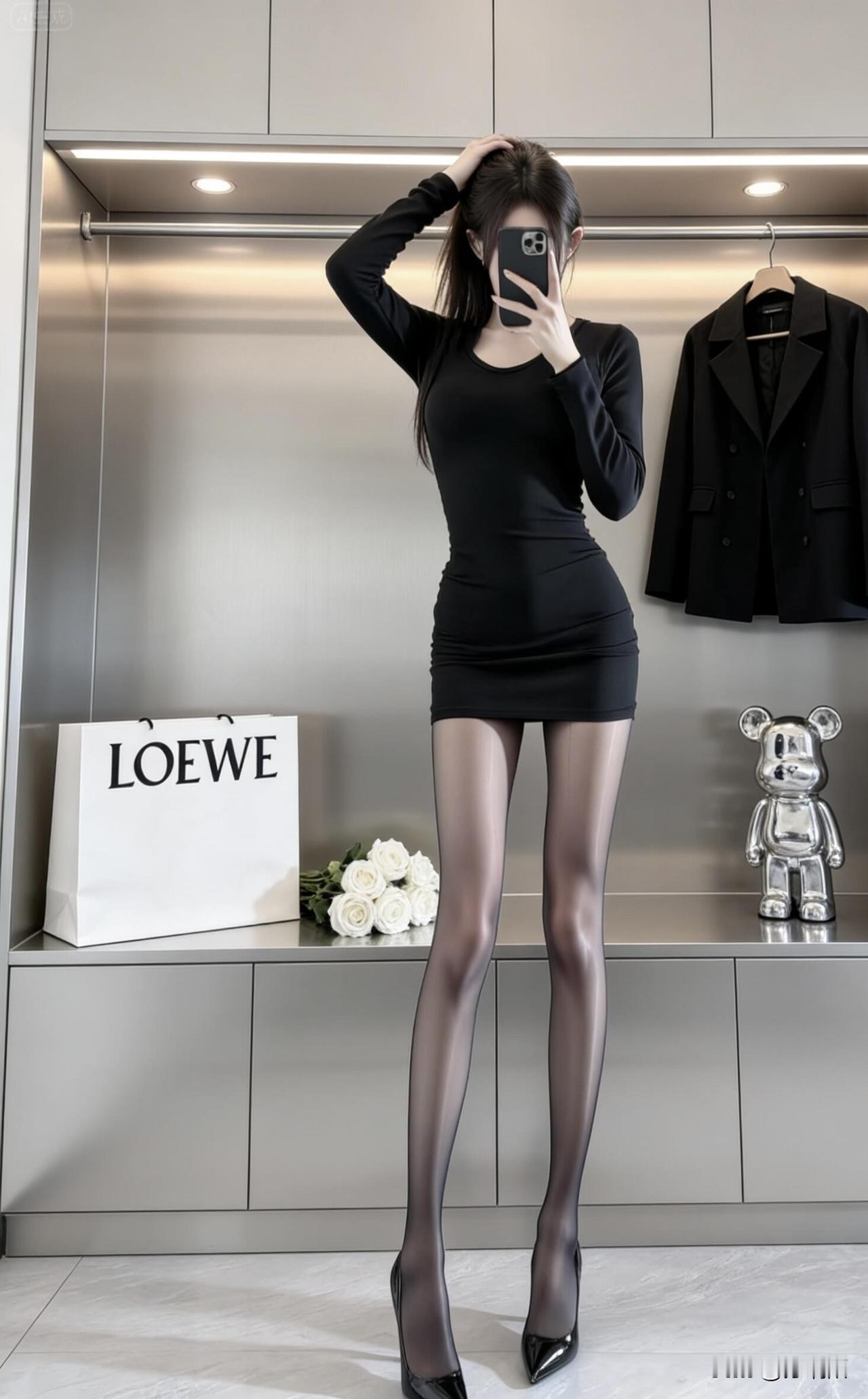 黑色的短裙才是yyds