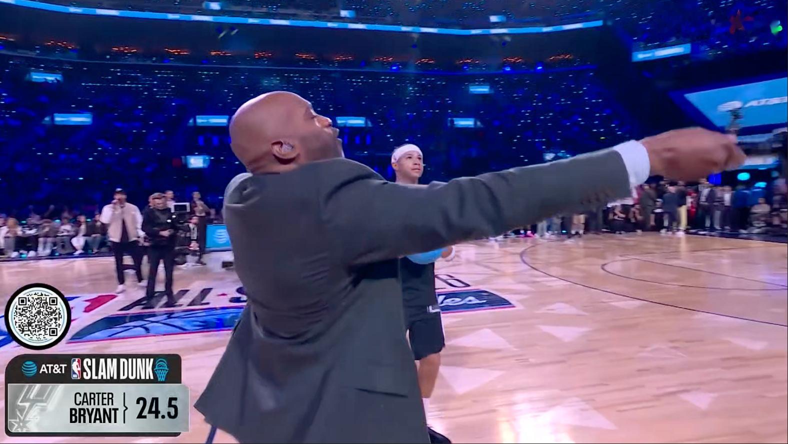 卡特大爷操碎了心2026NBA全明星NBA全明星扣篮大赛