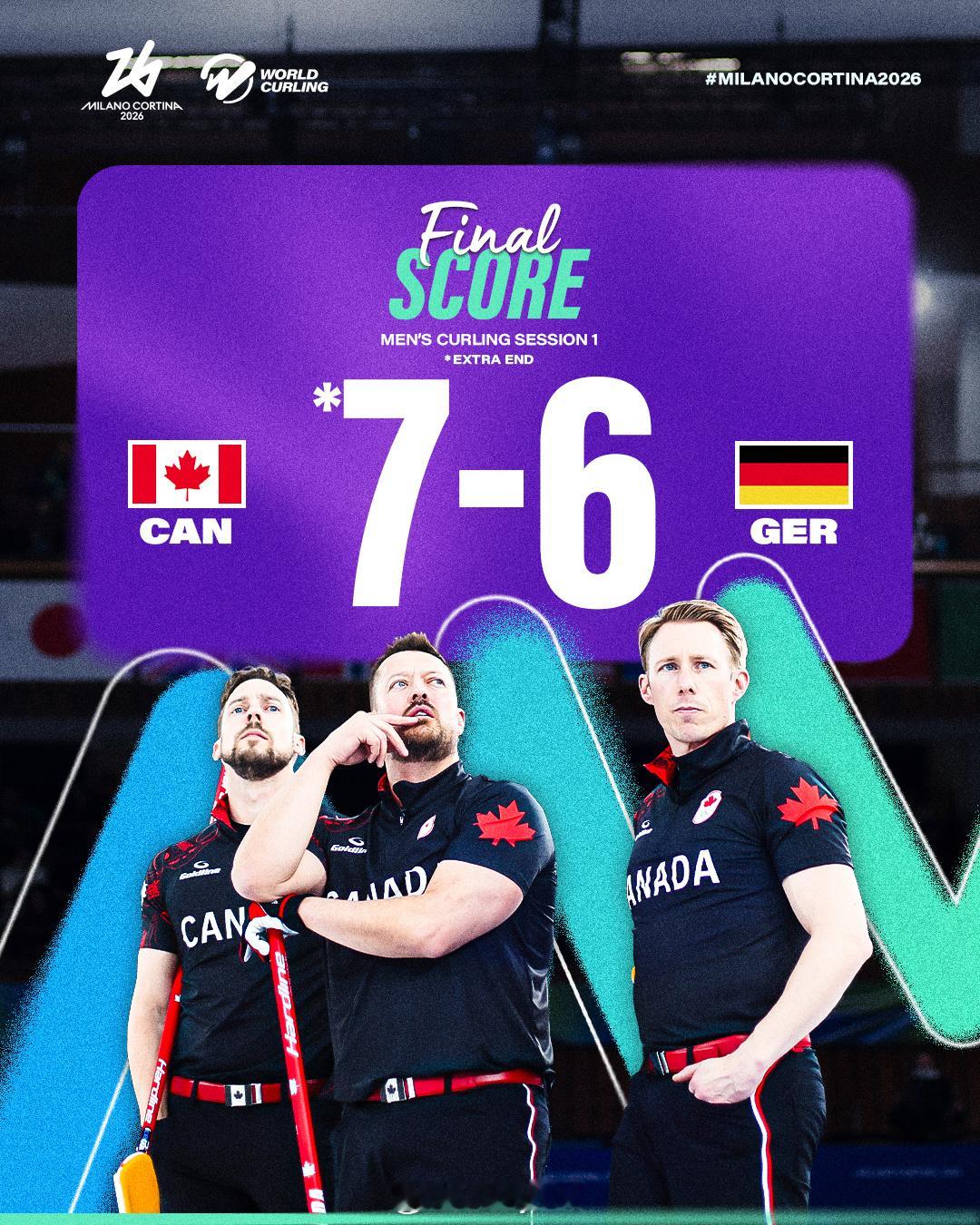 米兰冬奥会男子冰壶循环赛，中国队4比9英国队，无缘开门红米兰冬奥会冬奥会