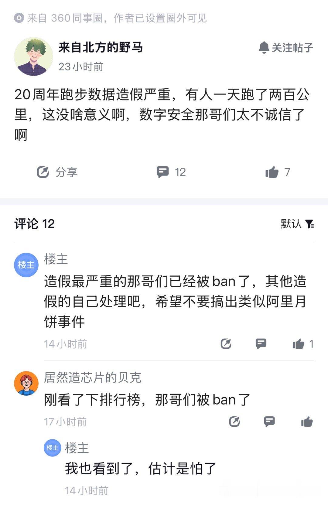公司20周年活动，有人一天跑了200公里[哆啦A梦害怕][哆啦A梦害怕] ​​​