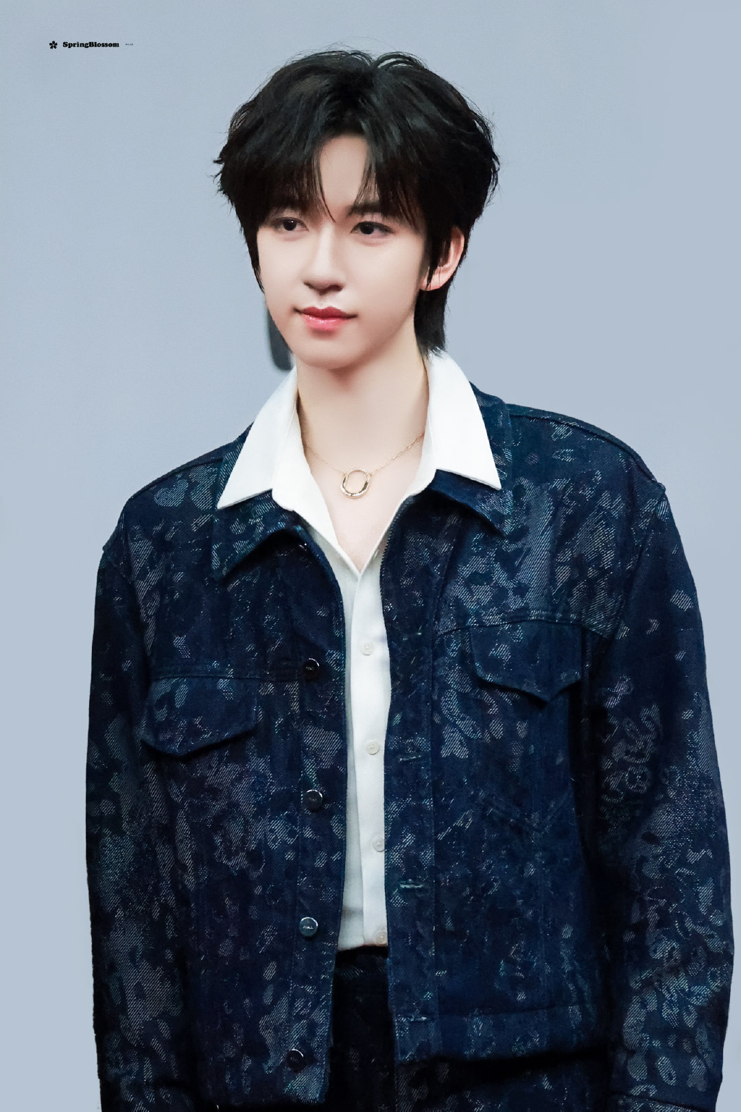 贺峻霖 × 腾讯视频星光大赏 红毯，身穿FENDI 26早春新装，佩戴 Tiff