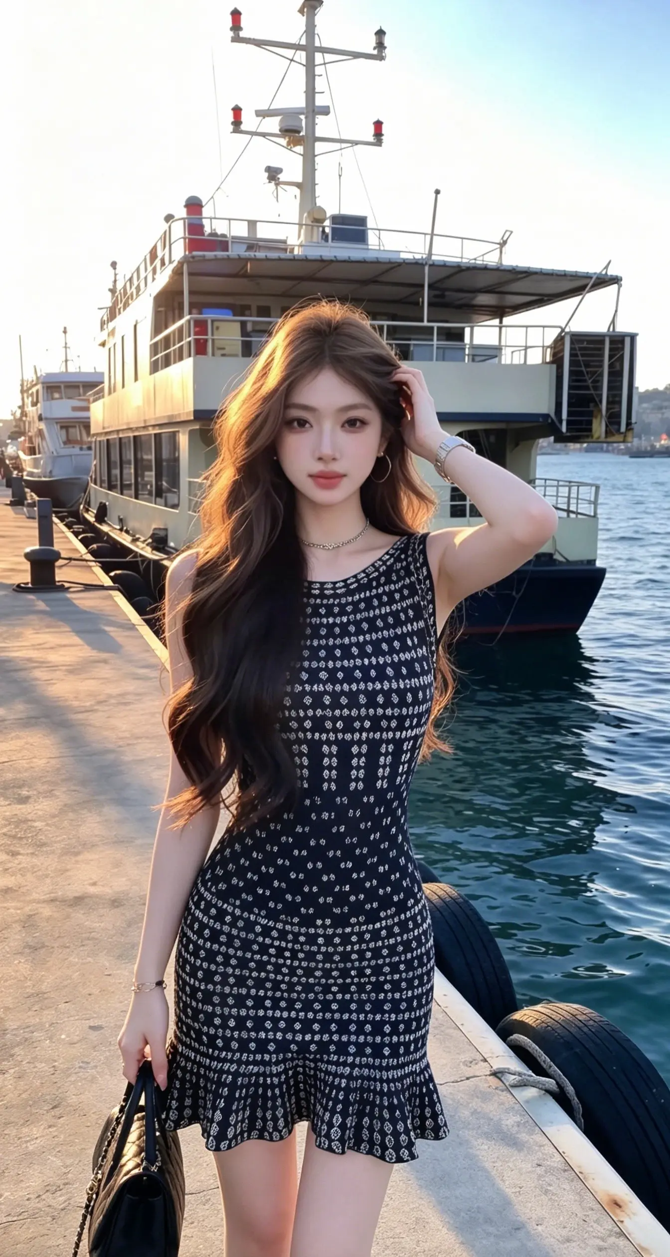 蓝色海洋。