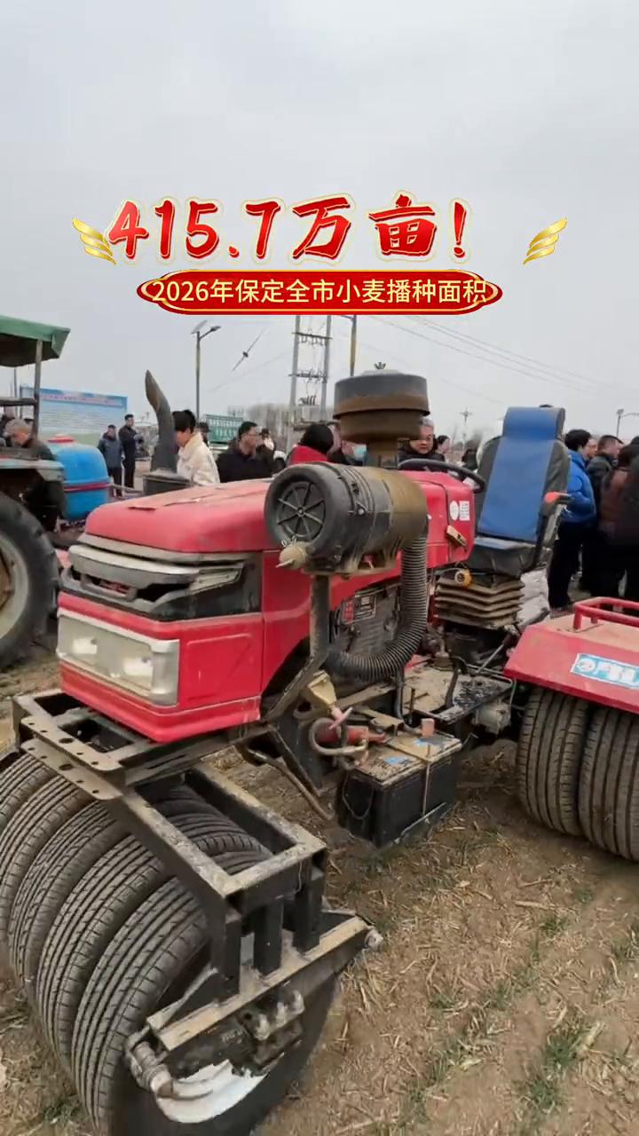 415.1万亩！(2026年保定全市小麦播种面积)。
三农最前沿。
2月27日，