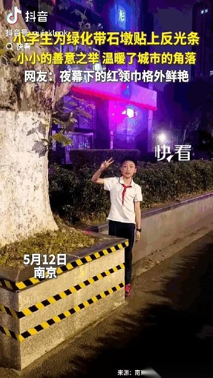 人民日报报道了南京那个小学生。
他爸下班回家，就随口抱怨了一句：“路边那排石墩，