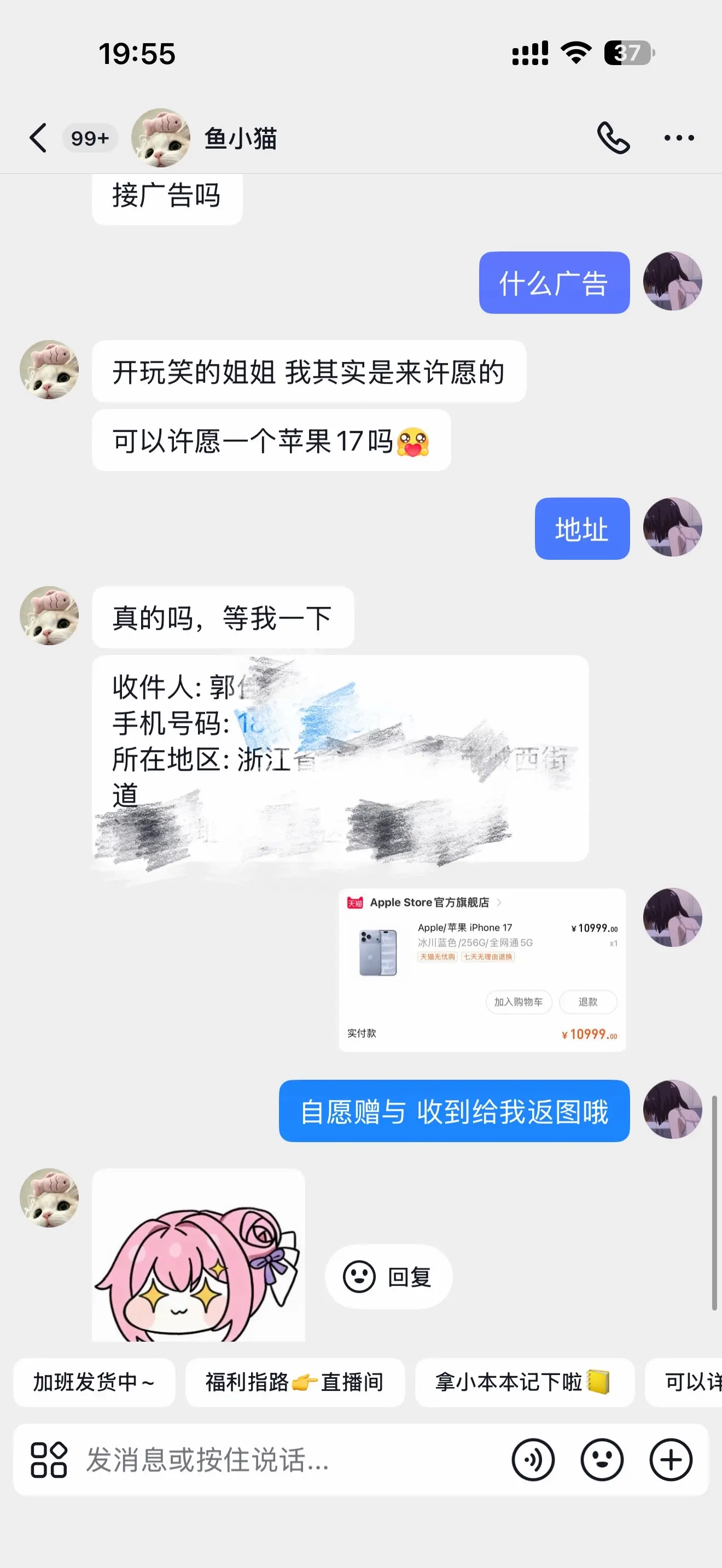 你只管努力 其他的交给天意