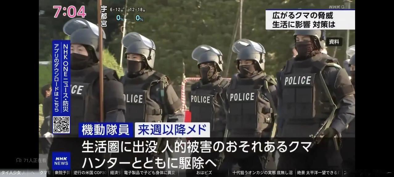 日本熊出没，引起了重大社会问题，日本邮政等物流公司停止在熊出没的地域派送和揽件业