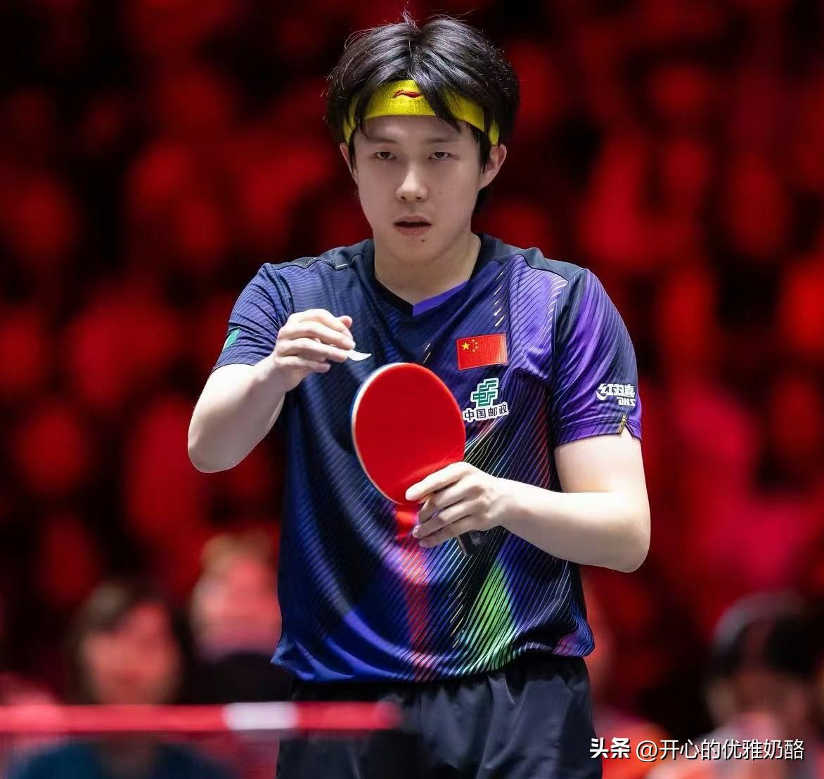 王楚钦惜字如金，继续砥砺前行。
王楚钦更新没有长篇大论，也没有各种感谢，只表明态