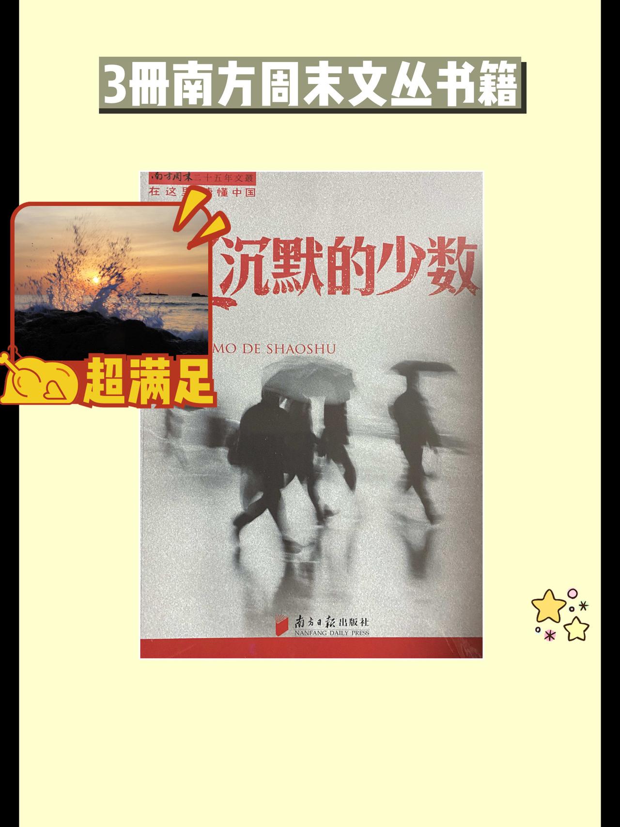 这套3册南方周末文丛书籍真是不可多得的好书！不沉默的少数、原富与原罪等主题深刻，