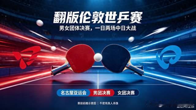 亚运会翻版伦敦世乒赛！乒乓球男女团体决赛，今日上演两场中日