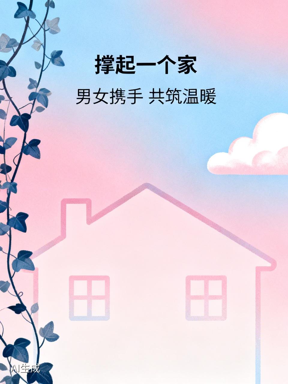 撑起一个家，哪能简单地说是靠女人还是靠男人呢？在传统观念里，男人主外赚钱，女人主