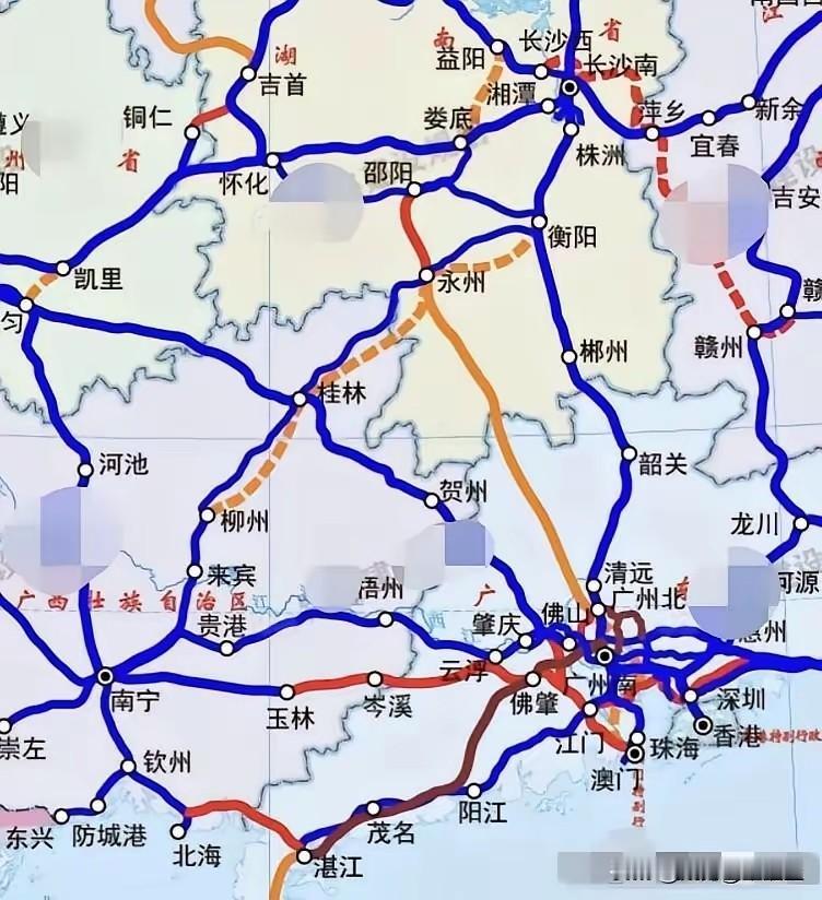 坐高铁从江西往广东走，你会发现个挺“偏心”的事——翻遍时刻表，从江西境内直达广东