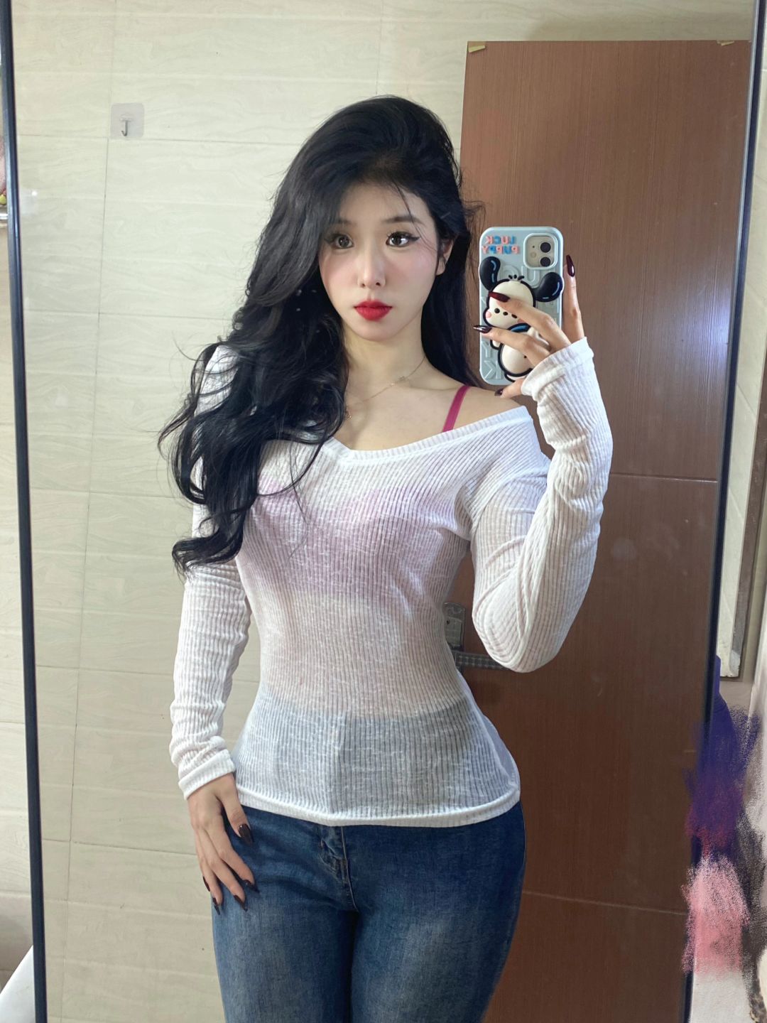 170女大｜玫红色是辣妹的颜色‼️真的很辣诶