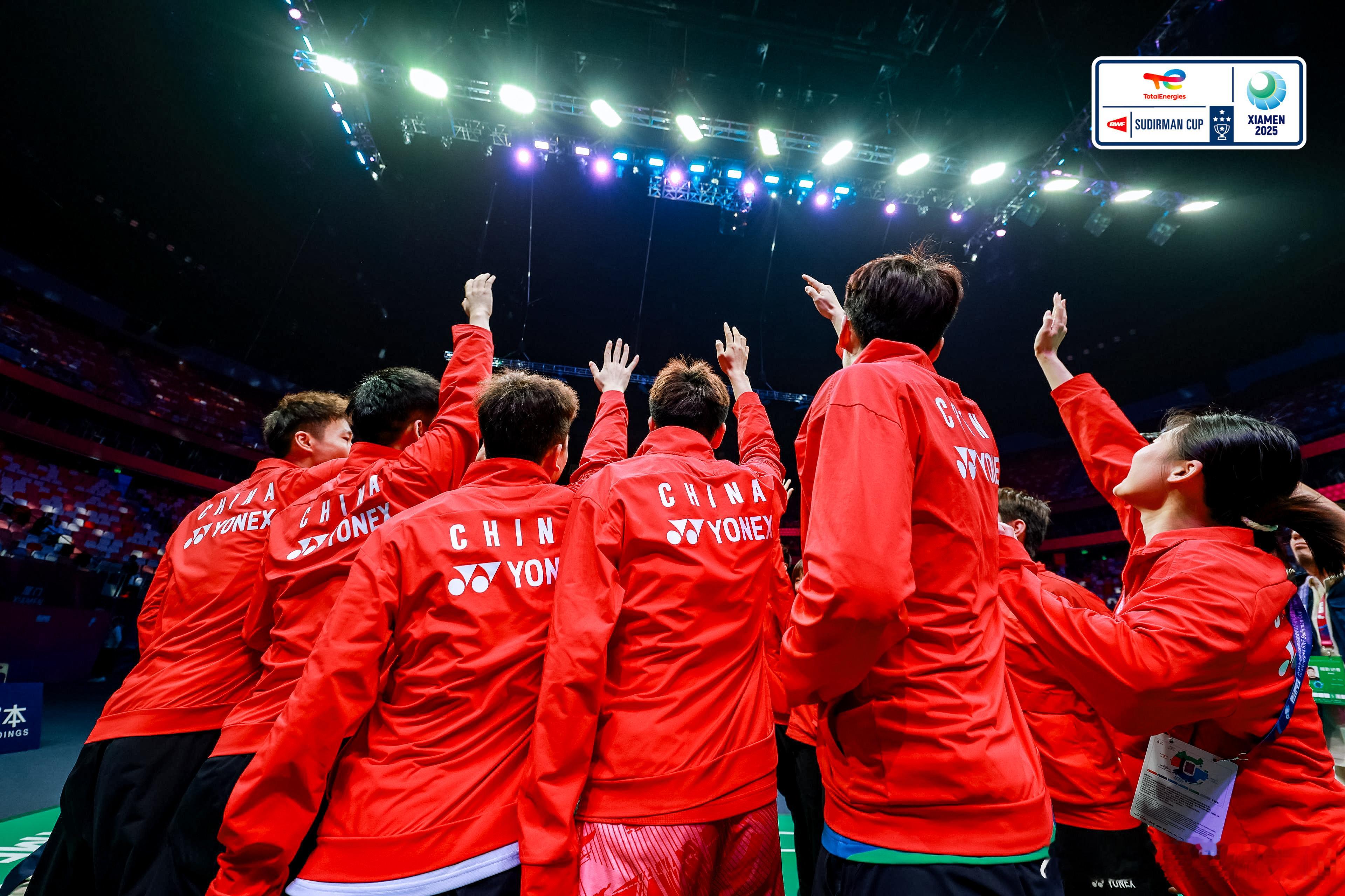 Team China📷来源：赛事组委会国羽苏杯小组第一出线2025年苏迪曼杯 