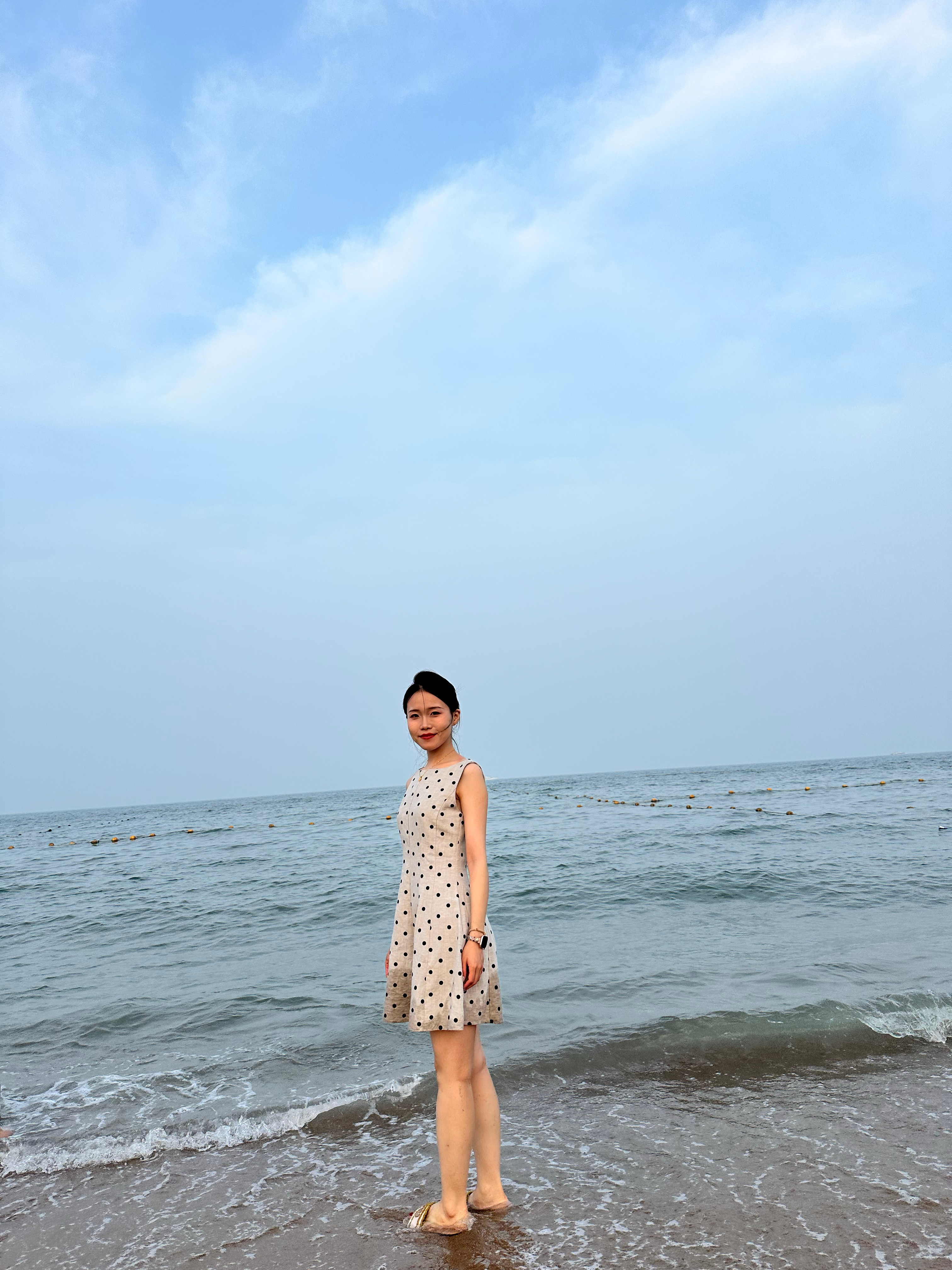 我是个想一出是一出的人 如果有人愿意陪我 我就会觉得很幸福 日照·万平口海水浴场