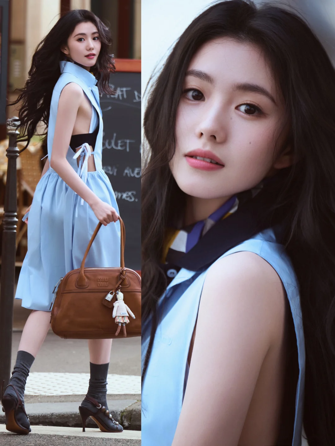 刘浩存看秀造型，青春美少女！