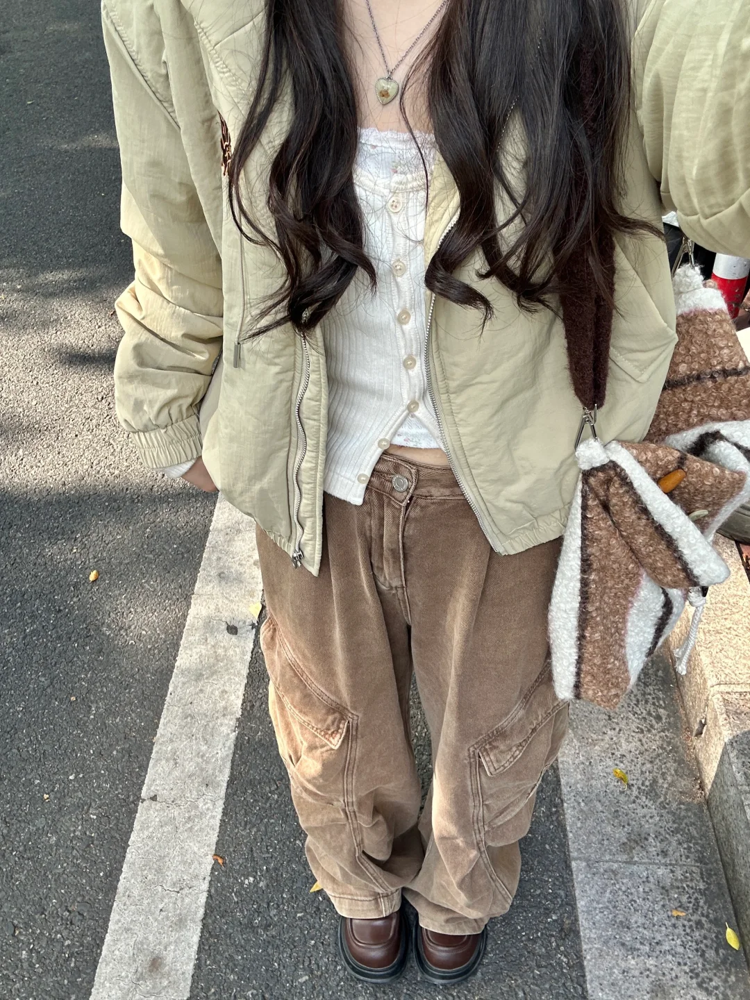 Bm针织和复古工装裤
