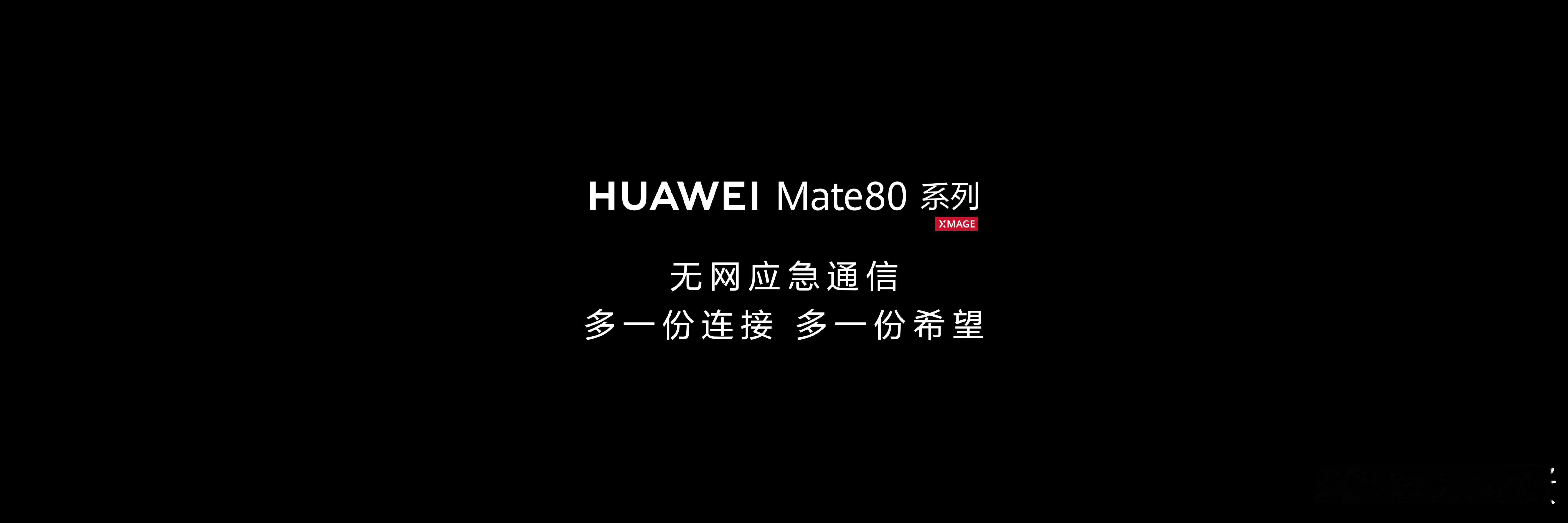 华为官宣 ，该功能为业界首发700MHz无网通信，在地震、洪水或是野外失联等断网