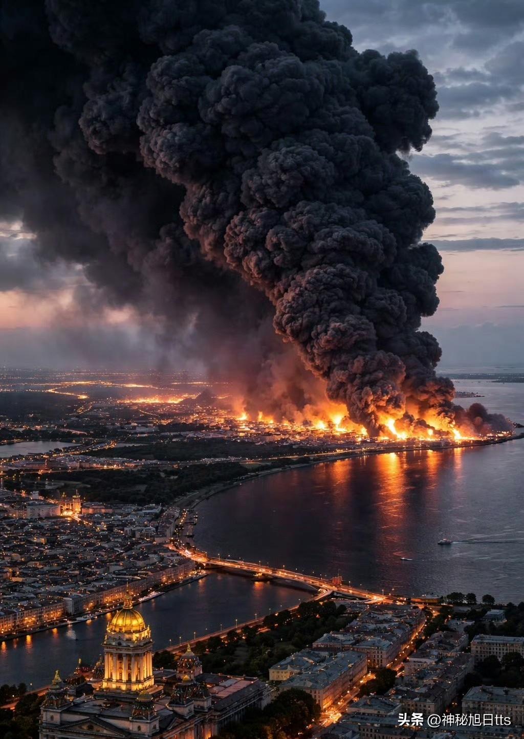 3月24日至25日夜间，乌克兰军队袭击了位于列宁格勒州的诺瓦泰克乌斯季卢加石油码