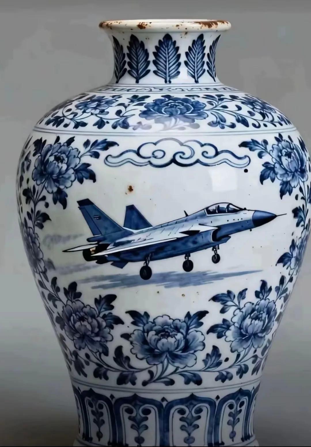 逛古玩市场时偶遇一青花瓷器，非常喜欢！老板说是明代的老物件至少500年了，开价不