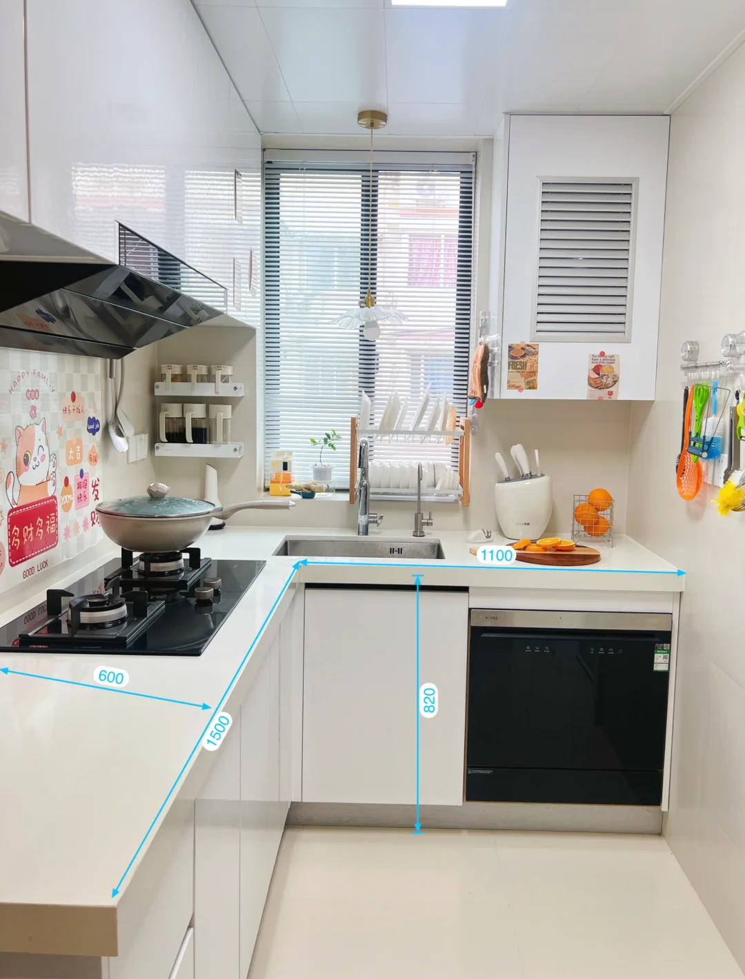 3.5平L型小厨房新搭子➡️奶fufu的刀具套装