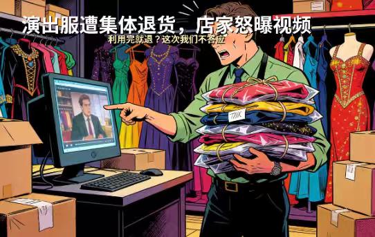 穿完就退！20套演出服被退11套，家长撒谎“活动取消”，店家晒出视频打脸
“七天