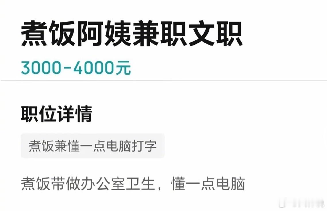 煮饭阿姨兼职文职#暑假冲浪计划##夏日整活日记##当代职场人的精神状态# ​​​