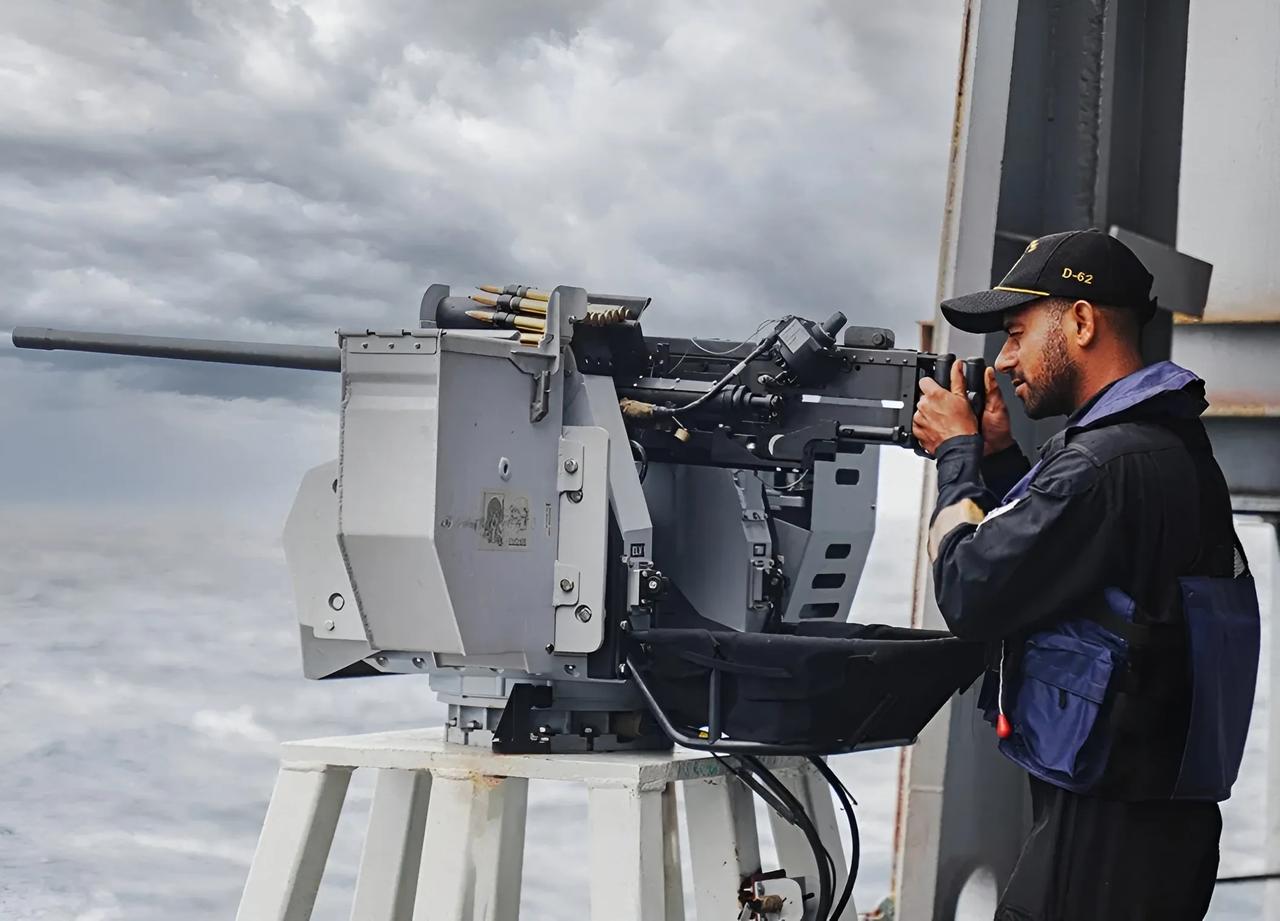 印度海军M2大口径机枪